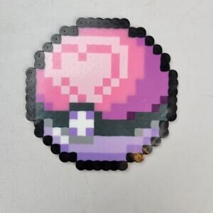 Love Ball Perler Bead Pixel Art